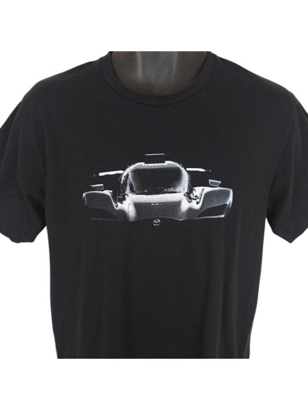 Mazda Motorsports Prototype Race Car T Shirt Mens Size Medium Black Racing